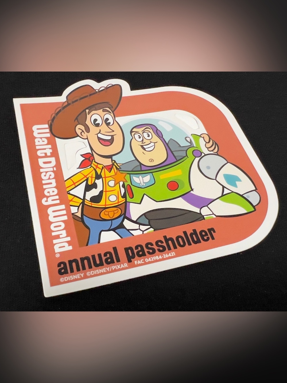 Toy Story Disney World Annual Passholder Magnet